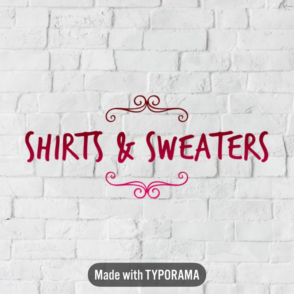 Shirts/sweaters